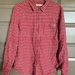 Obey Women's Red Flannel Shirt Size L